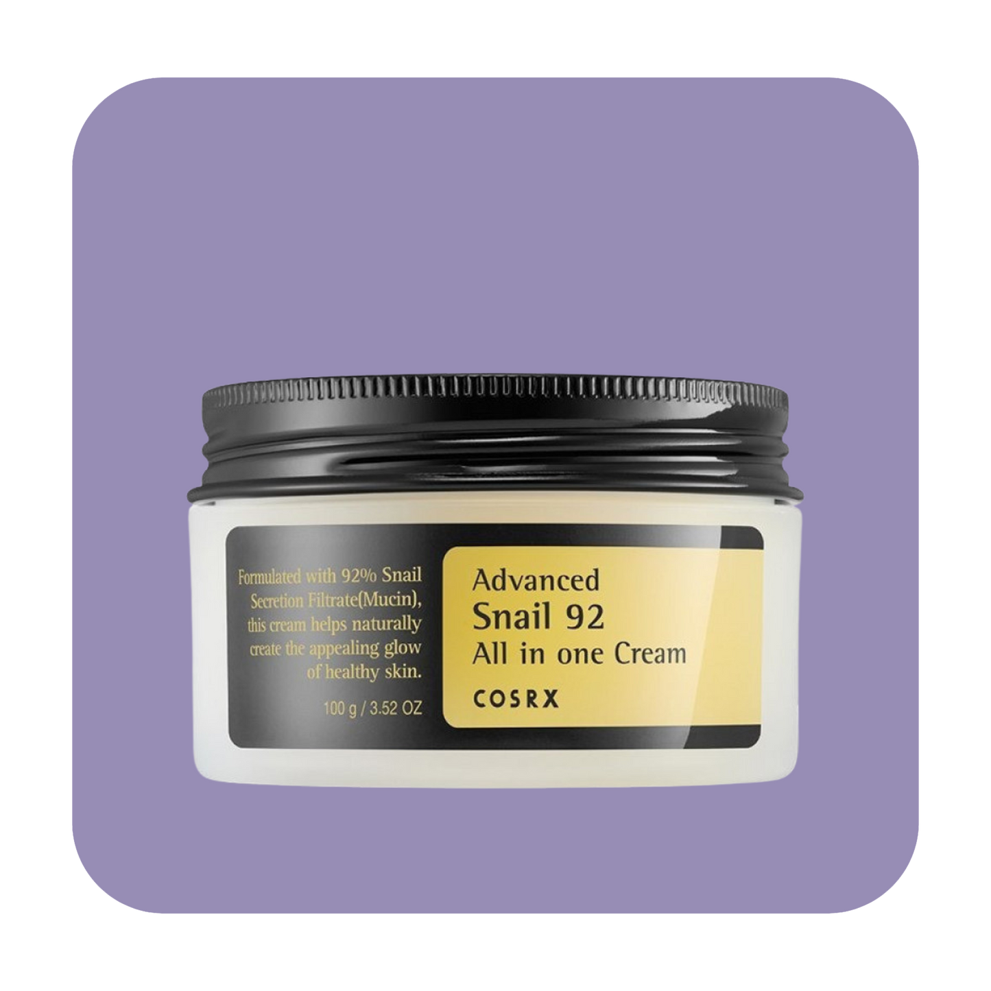 كوزركس كريم الحلزون 92 | Cosrx Snail 92 Cream - 100ml