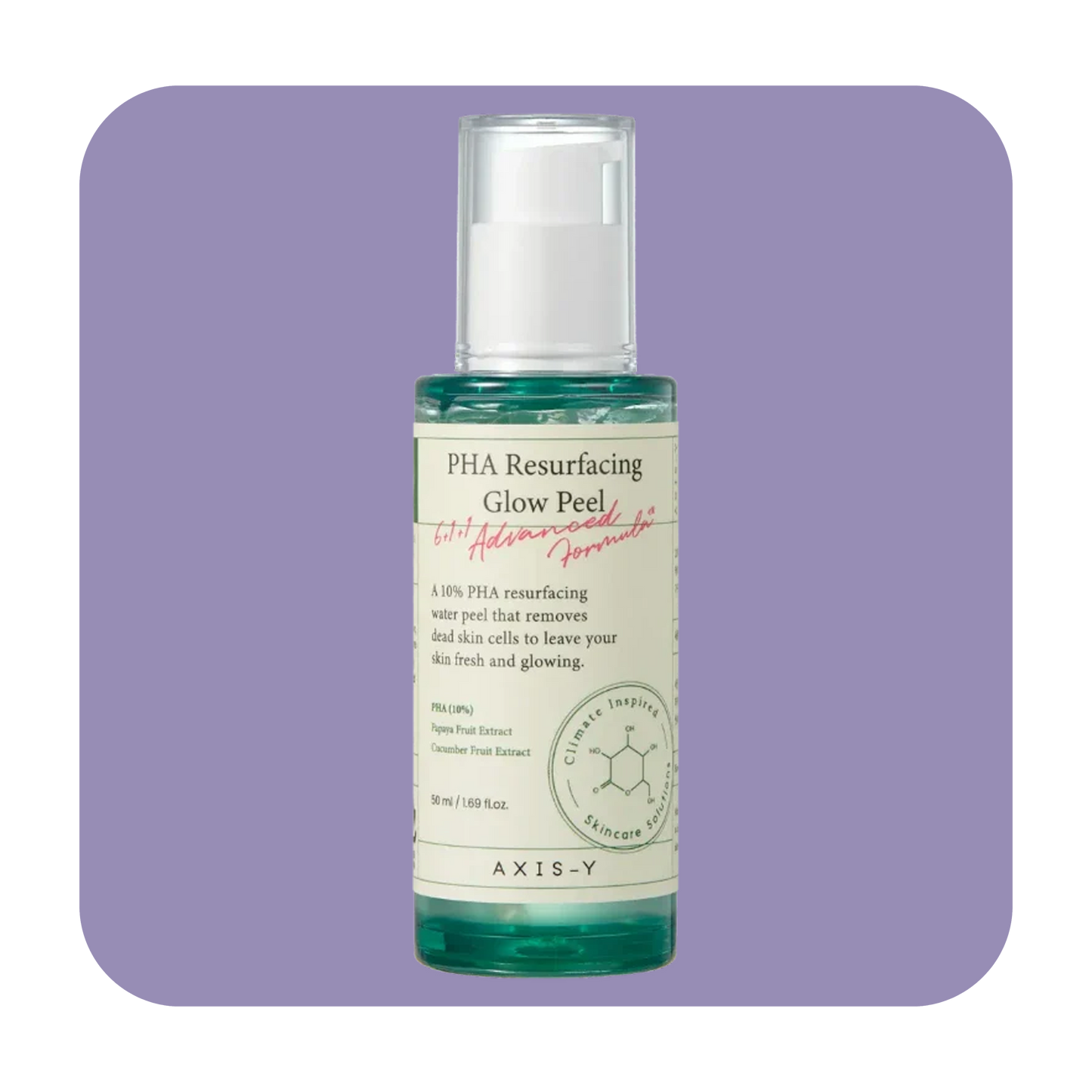 AXIS-Y PHA Resurfacing Glow Peel - 50ml | اكسس-واي جل مقشر للبشرة - 50 مل