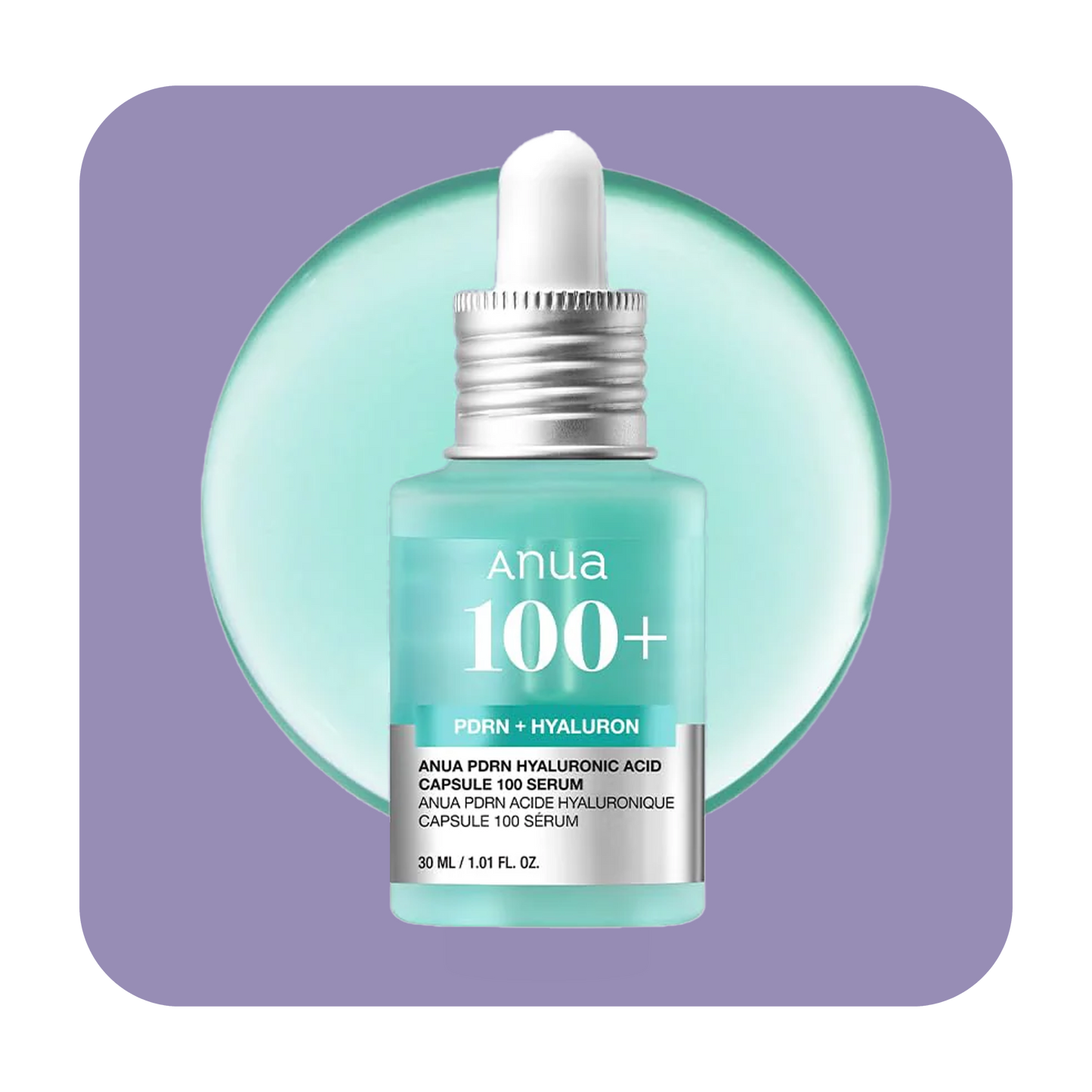 Anua PDRN Hyaluronic Acid Capsule 100 Serum - 30ml | أنوا سيروم الهيالورونيك اسيد + PDRN - ٣٠ مل