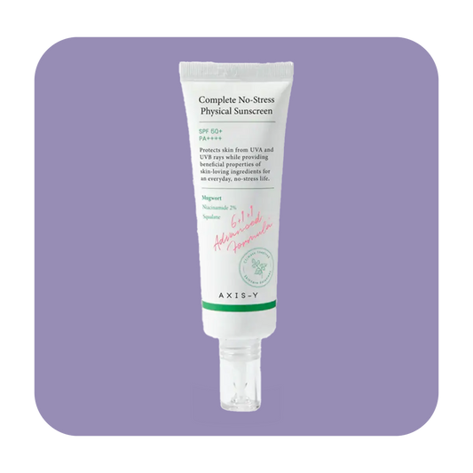 AXIS-Y Complete No-Stress Physical Sunscreen Spf 50pa+++ - 50ml | اكسس-واي واقي شمسي فيزيائي spf 50+++ - 50 مل