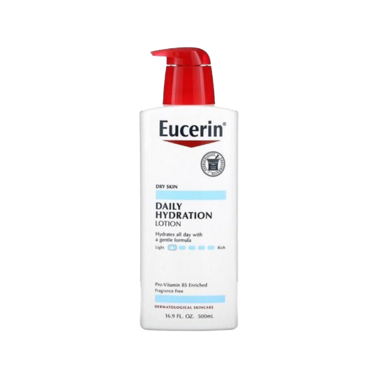 Eucerin Daily Hydration Body Lotion For Dry Skin - 500ml | يوسيرين لوشن الترطيب اليومي للجسم للبشرة الجافة - 500 مل