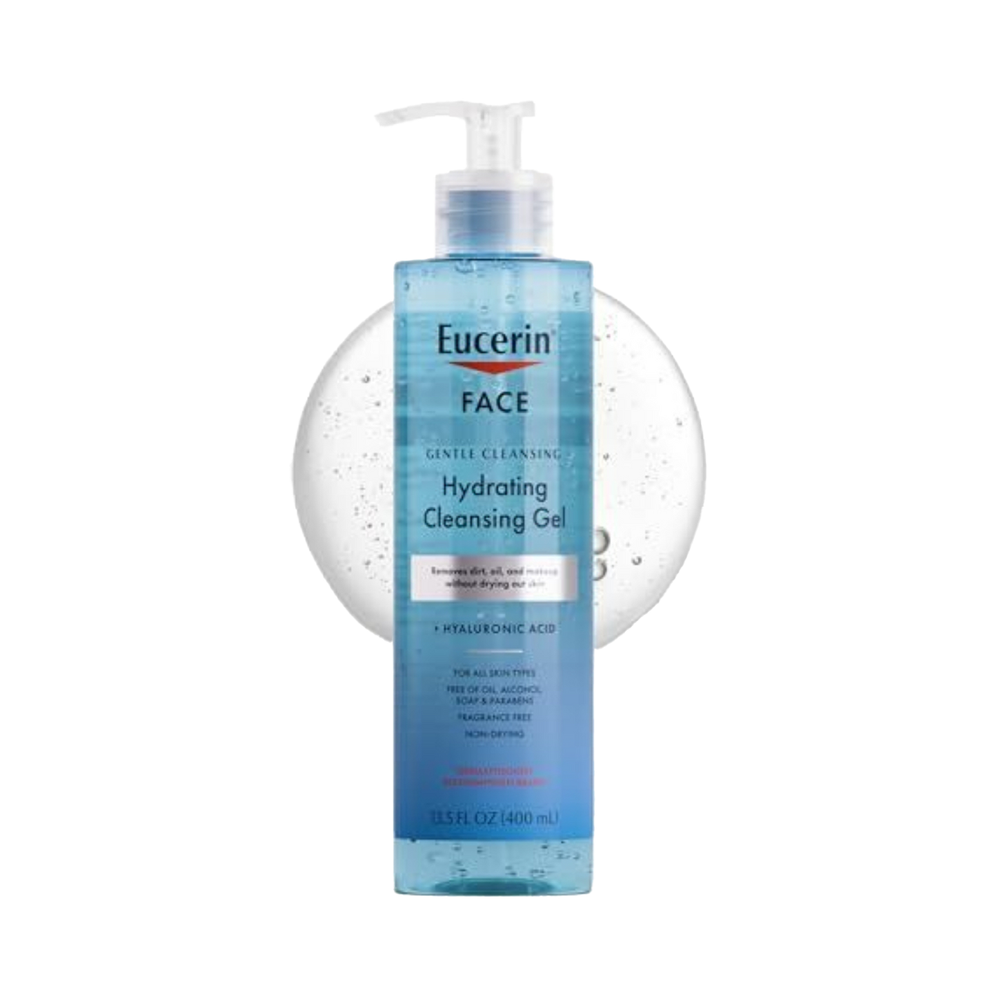 Eucerin Face Gentle Cleansing Hydrating Cleansing Gel - 400ml| يوسيرين جل التنظيف المرطب اللطيف للوجه-400 مل