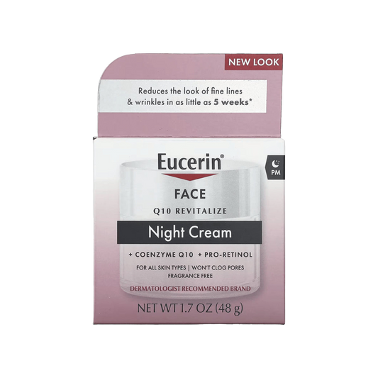 Eucerin Q10 Anti-Wrinkle Face Night Cream - 48g | يوسيرين كريم للتجاعيد الليلي - 48 غرام