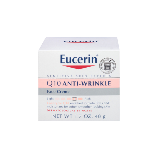 Eucerin Q10 Anti-Wrinkle Sensitive Skin Creme - 48g | يوسيرين كريم لعلاج التجاعيد للبشرة الحساسة - 48 غرام