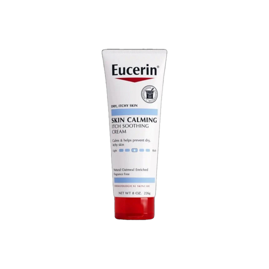 / Eucerin Skin Calming Itch Soothing Cream for Dry and Itchy Skin -226g | يوسيرين كريم مرطب ومهدئ للبشرة الجافة والحساسة - 226 غ