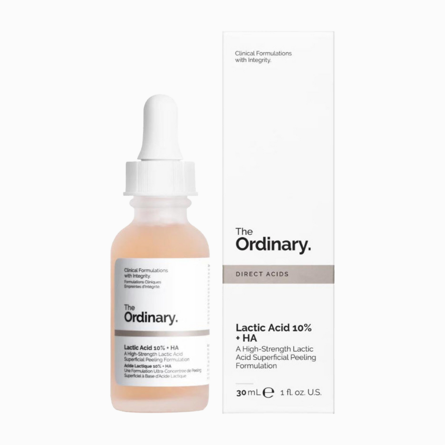 The Ordinary Lactic Acid 10% + HA - 30ml | ذا اورديناري سيروم لاكتيك اسيد 10% مع هيالورونيك اسيد - 30 مل